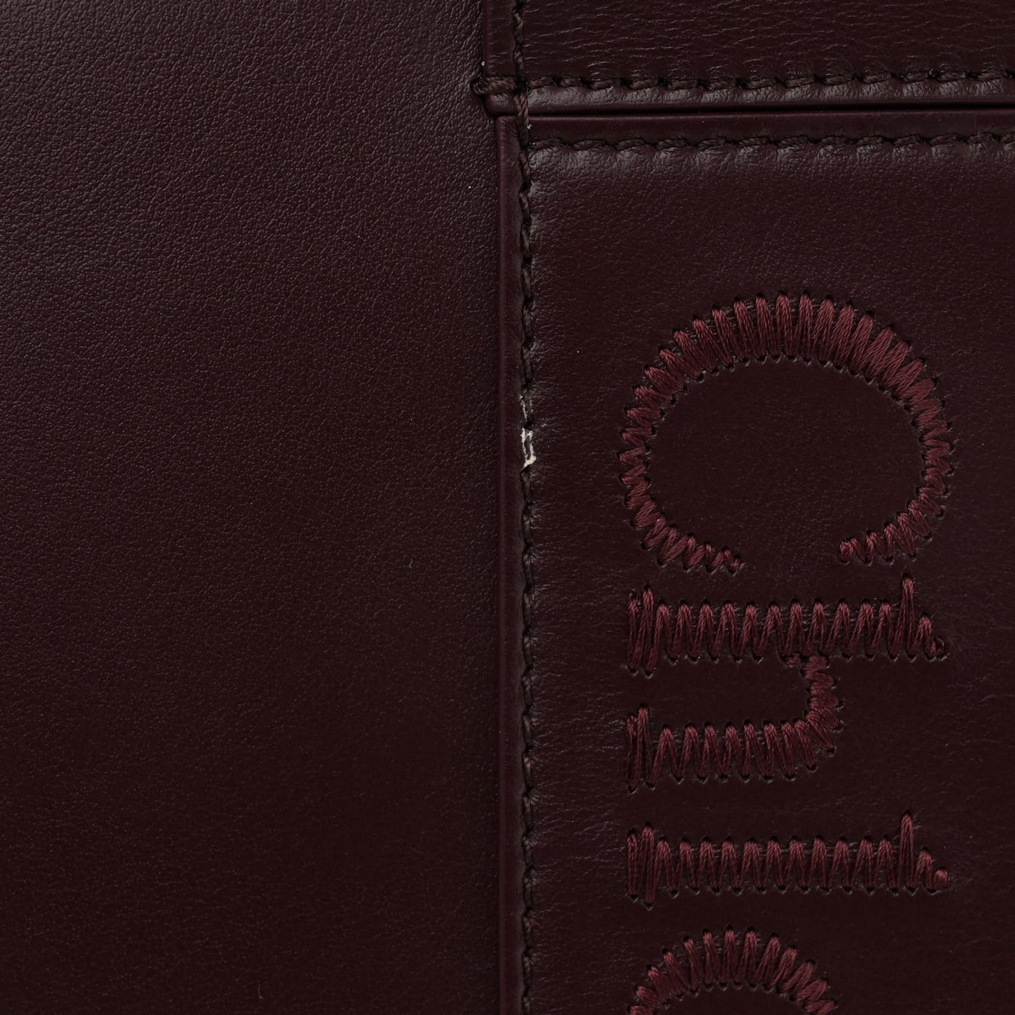 Calfskin Medium Woody Tote Deep Violine