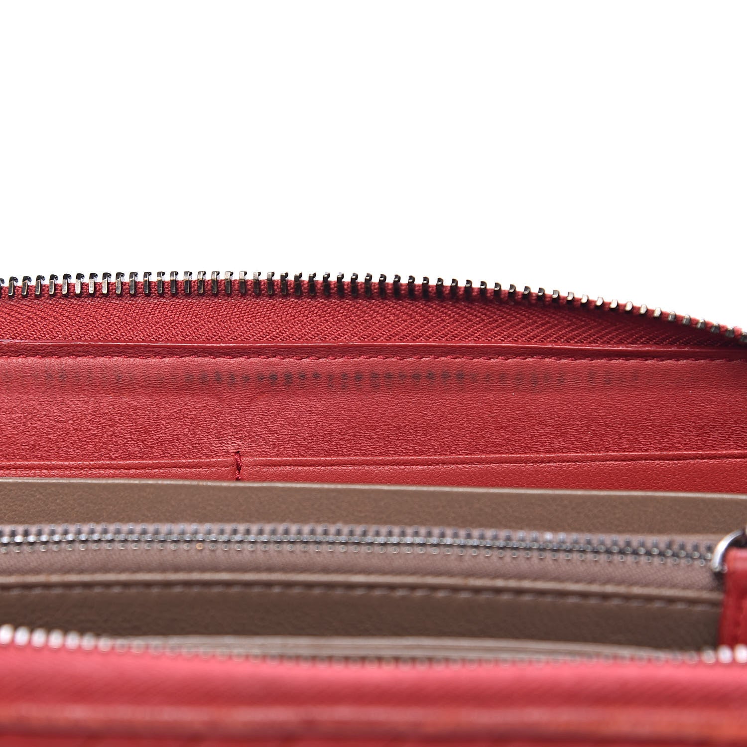 Bottega Veneta Nappa Intrecciato Zip Around Wallet Red 15 of 15
