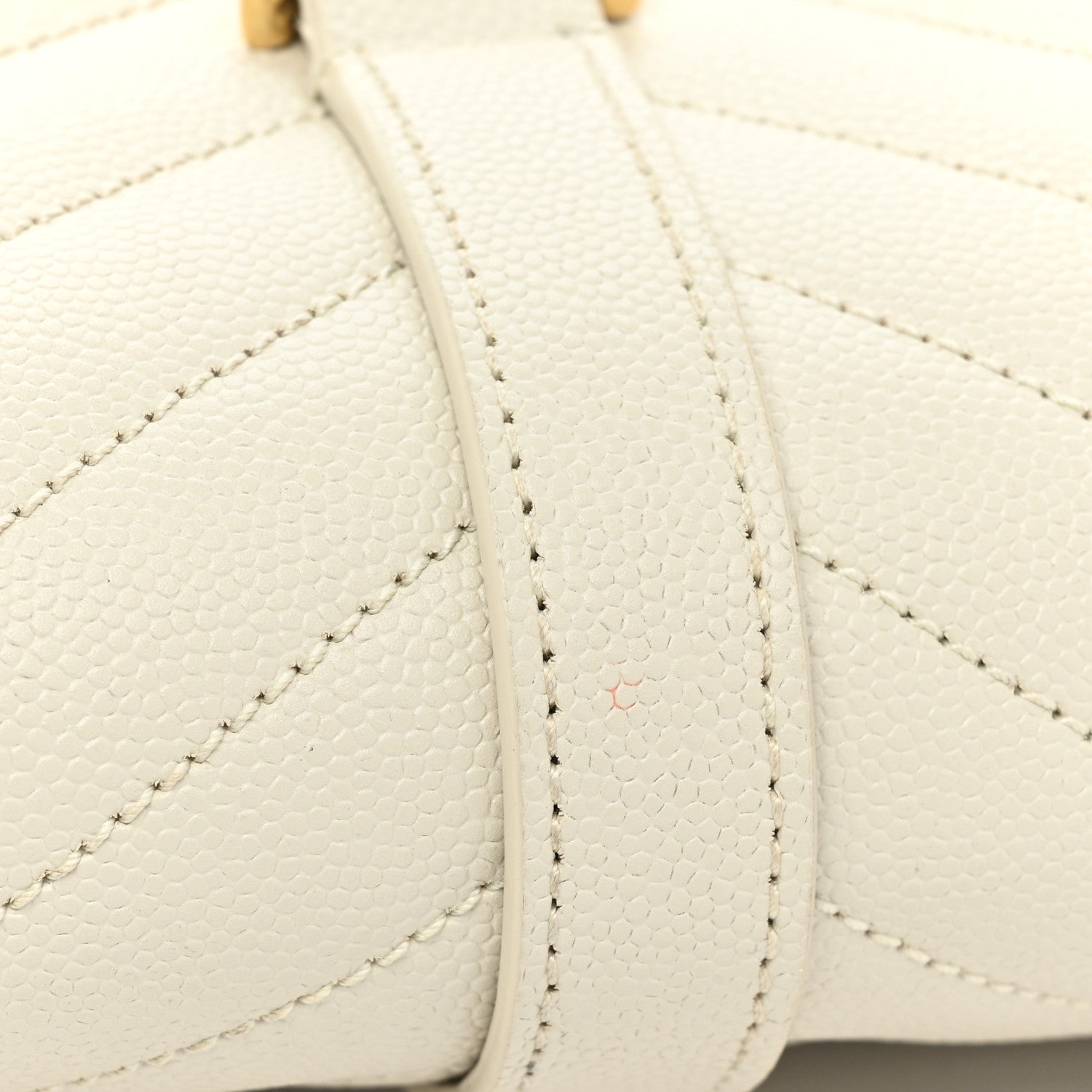 Saint Laurent Grain De Poudre Textured Mixed Matelasse Medium Triquilt Monogram Satchel Crema Soft 14 of 16