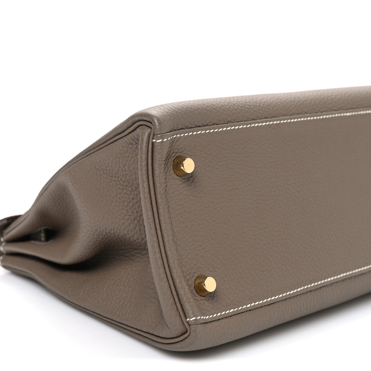 Hermes Togo Kelly Retourne 28 Etoupe 9 of 10
