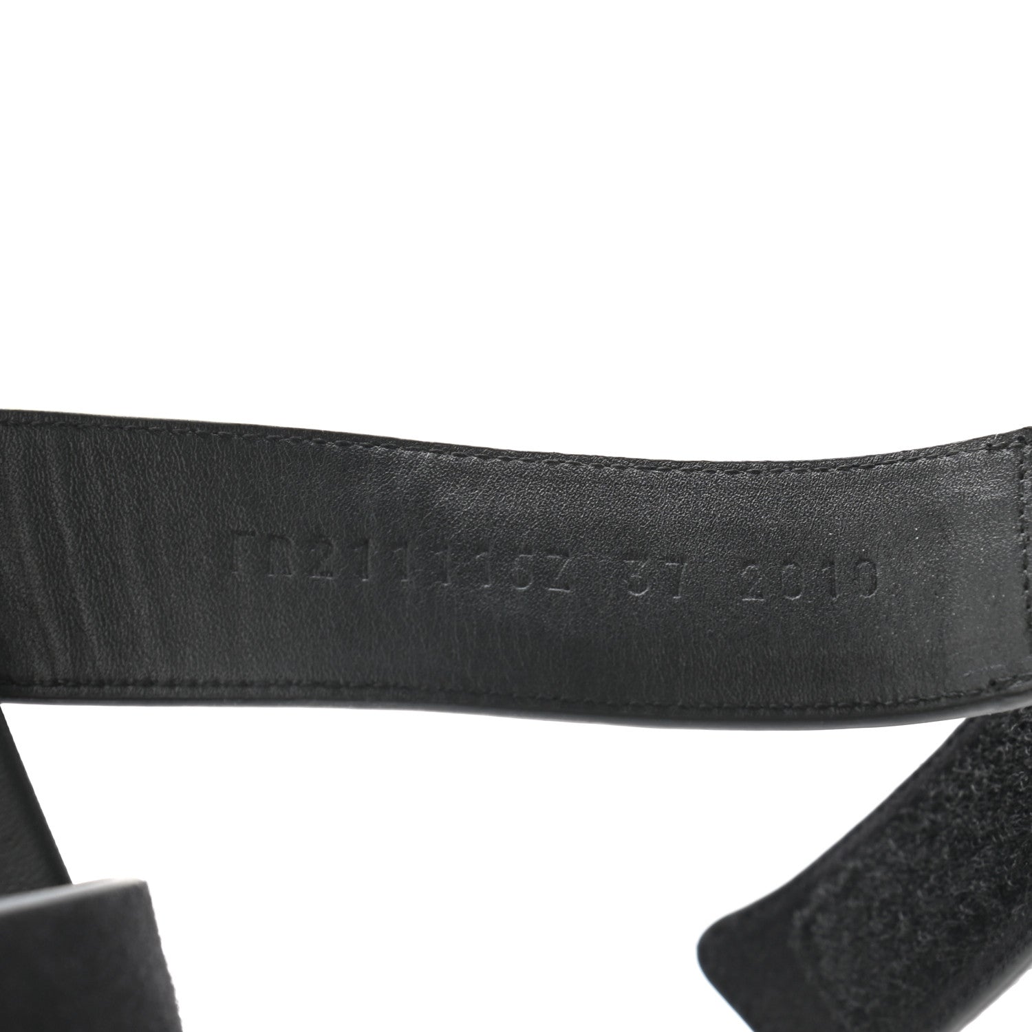 Hermes Suede Goatskin Womens Chypre Sandals 37 Black 8 of 9