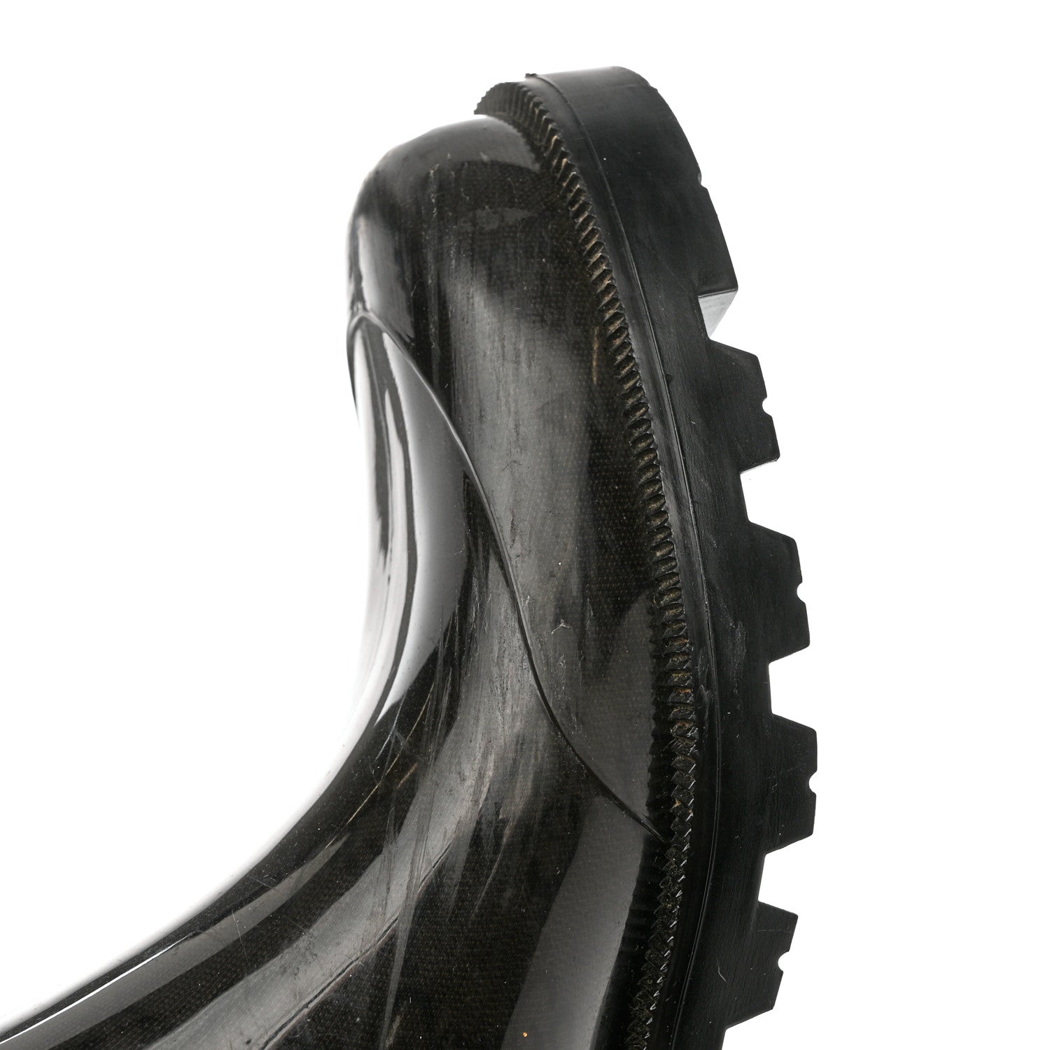 Gucci Rubber Monogram Rain Boots 36 Black 8 of 10