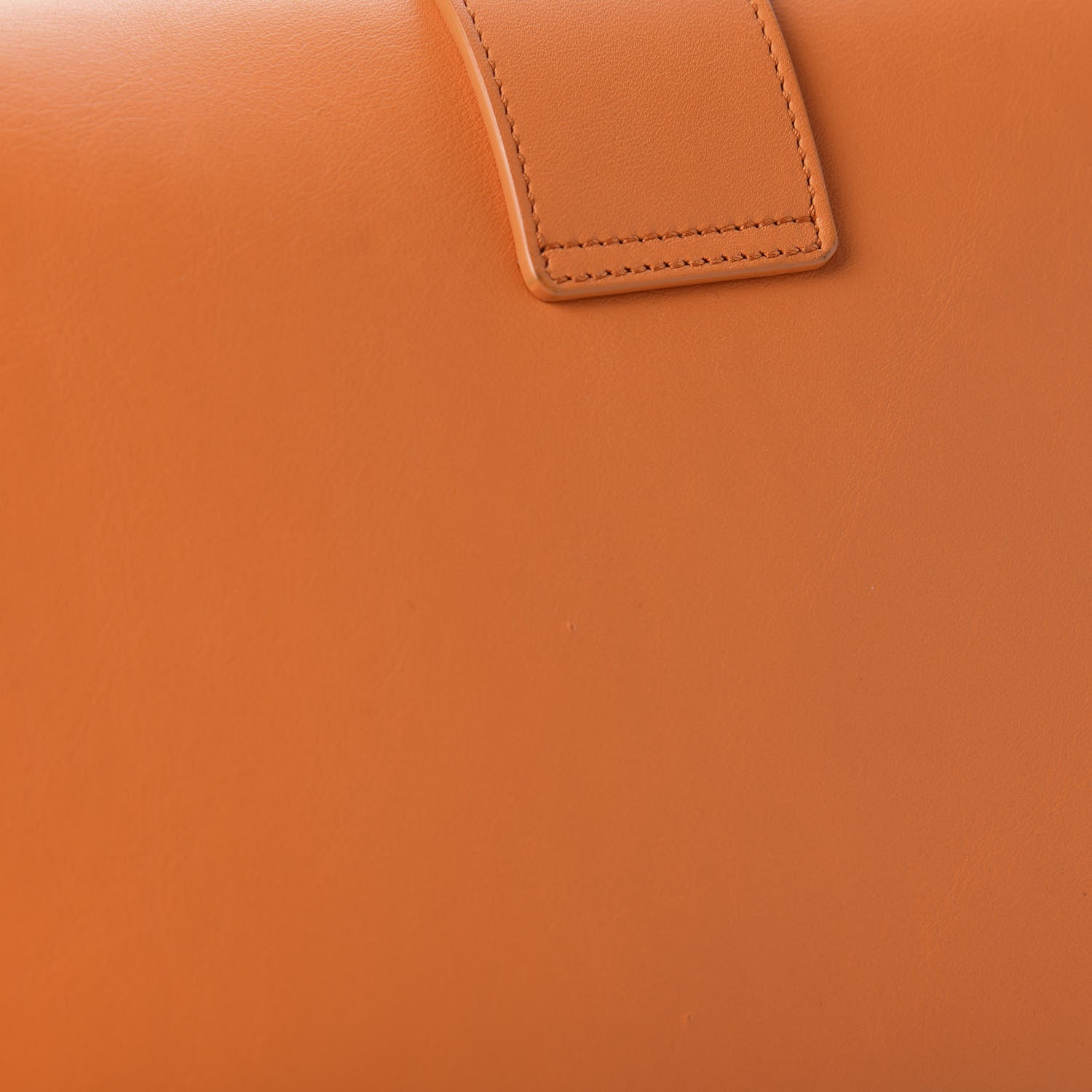Saint Laurent Calfskin Classic Y Ligne Clutch Orange 9 of 12