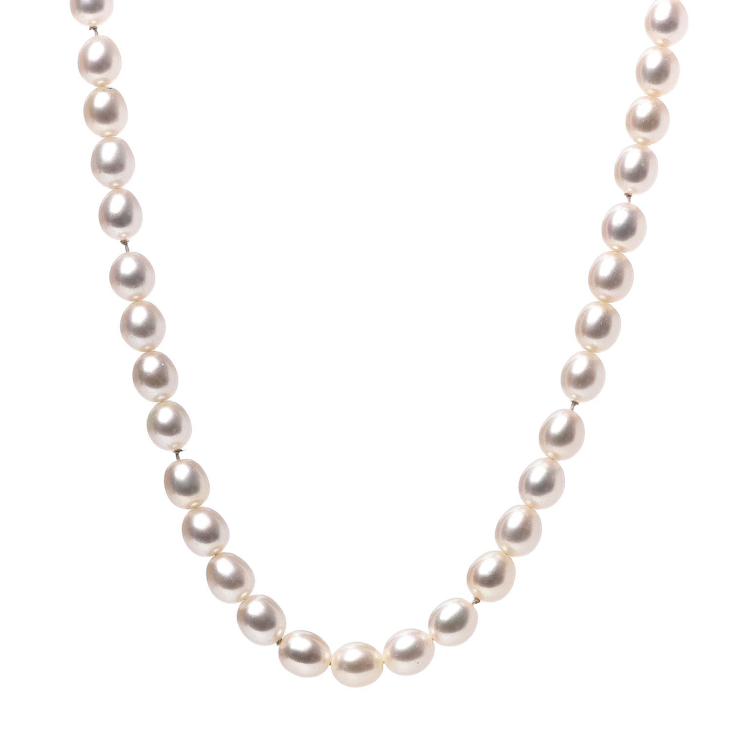 Tiffany Sterling Silver Pearl Strand Toggle Necklace 1 of 6