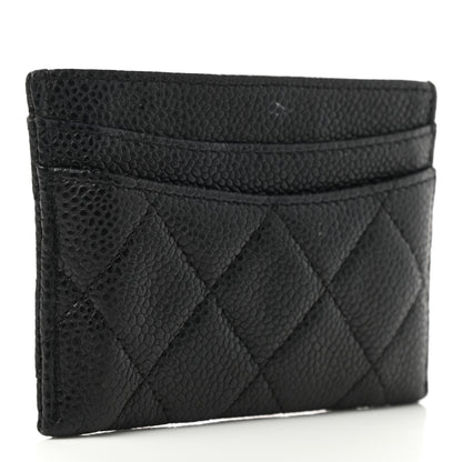Chanel Caviar Quilted Card Holder Black 3 of 10