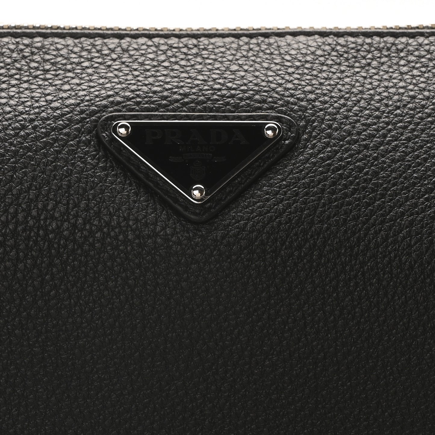 Vitello Daino Medium Messenger Bag Black