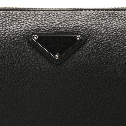 Prada Vitello Daino Medium Messenger Bag Black 7 of 9