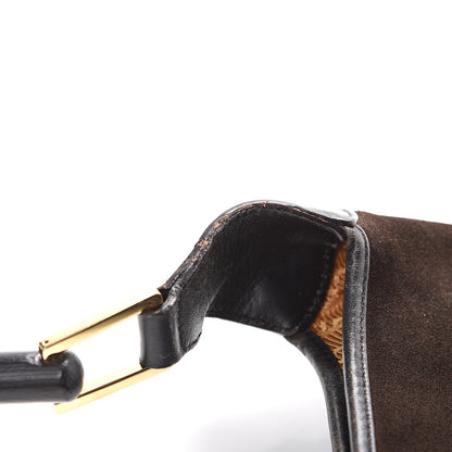 Gucci Suede Small Jackie O Hobo Dark Brown 7 of 14