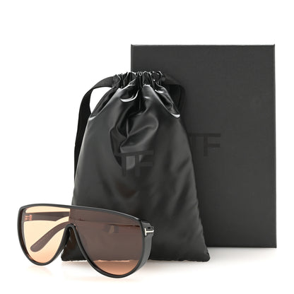Tom Ford Acetate Achilles Sunglasses TF1182 Black 8 of 9