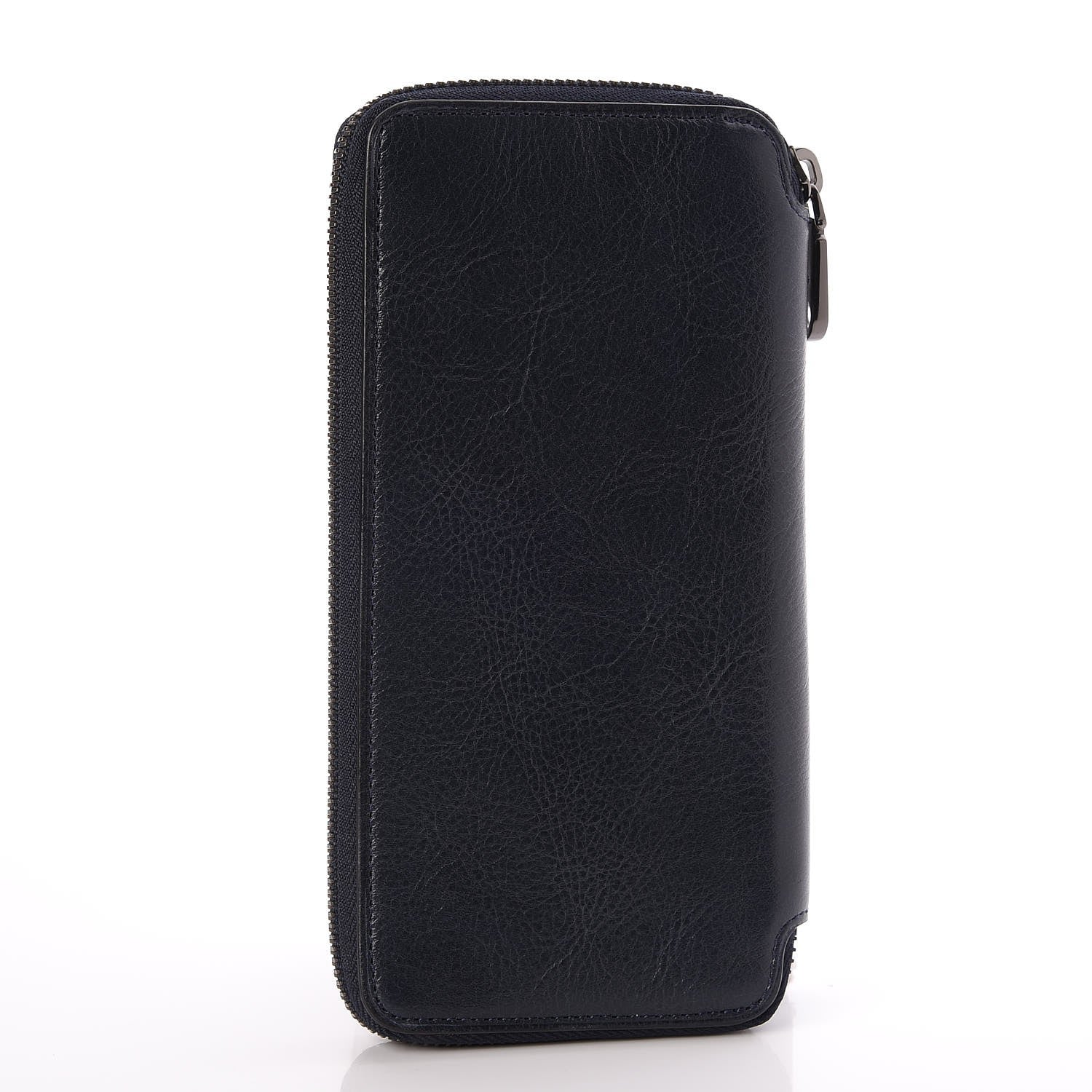 Mulberry Silky Calf Zip Around Coat Wallet Midnight Black 3 of 9