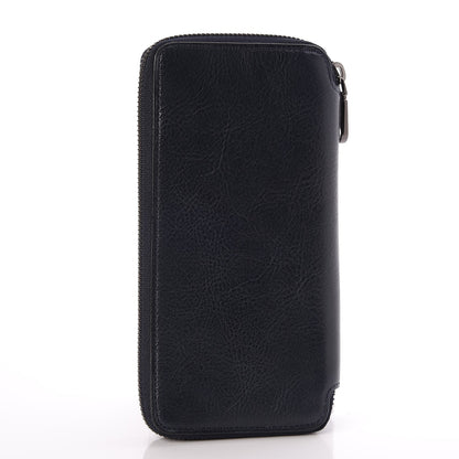 Mulberry Silky Calf Zip Around Coat Wallet Midnight Black 3 of 9