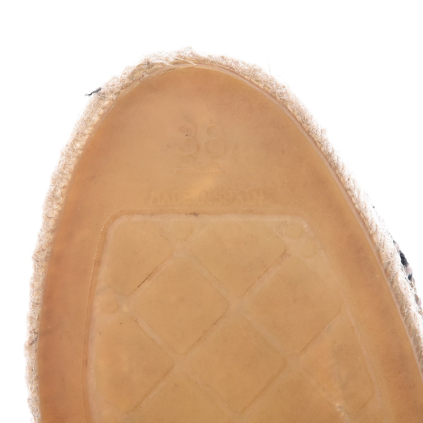Toile CC Espadrilles 38 Beige Black