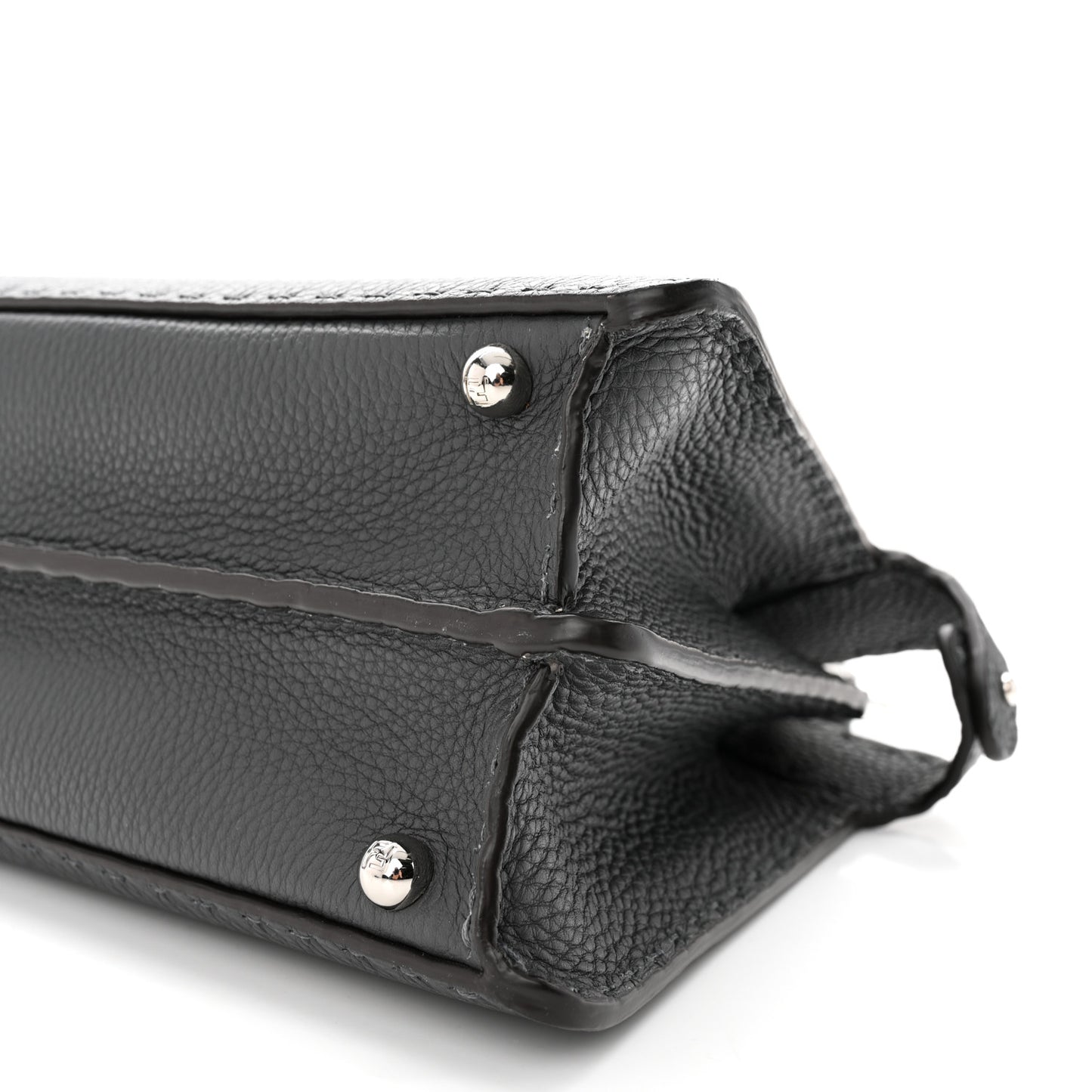 Cuoio Romano Selleria Chamois Small Peekaboo I SEE U Satchel Asfalto Camelia