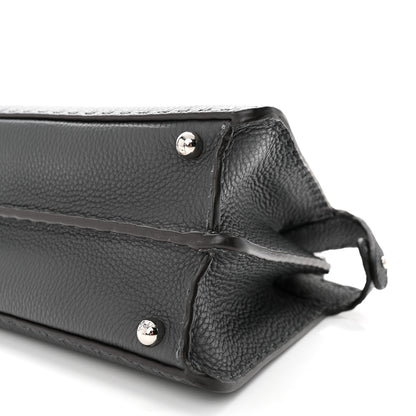 Fendi Cuoio Romano Selleria Chamois Small Peekaboo I SEE U Satchel Asfalto Camelia 9 of 9
