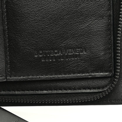 Bottega Veneta Nappa Intrecciato Zip Wallet Black 6 of 7