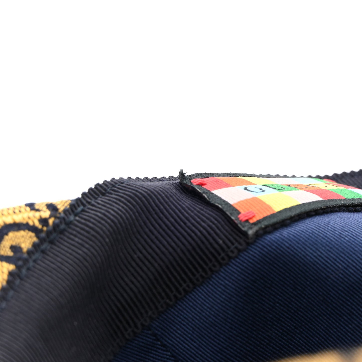 Monogram Multicolor Retro Interlocking G Baseball Hat L Yellow Blue