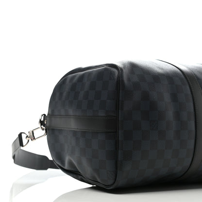 Louis Vuitton Damier Cobalt Keepall Bandouliere 45 8 of 9