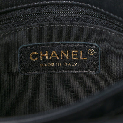 Chanel Grained Calfskin Small Chevron Chic Top Handle Flap Black 6 of 17