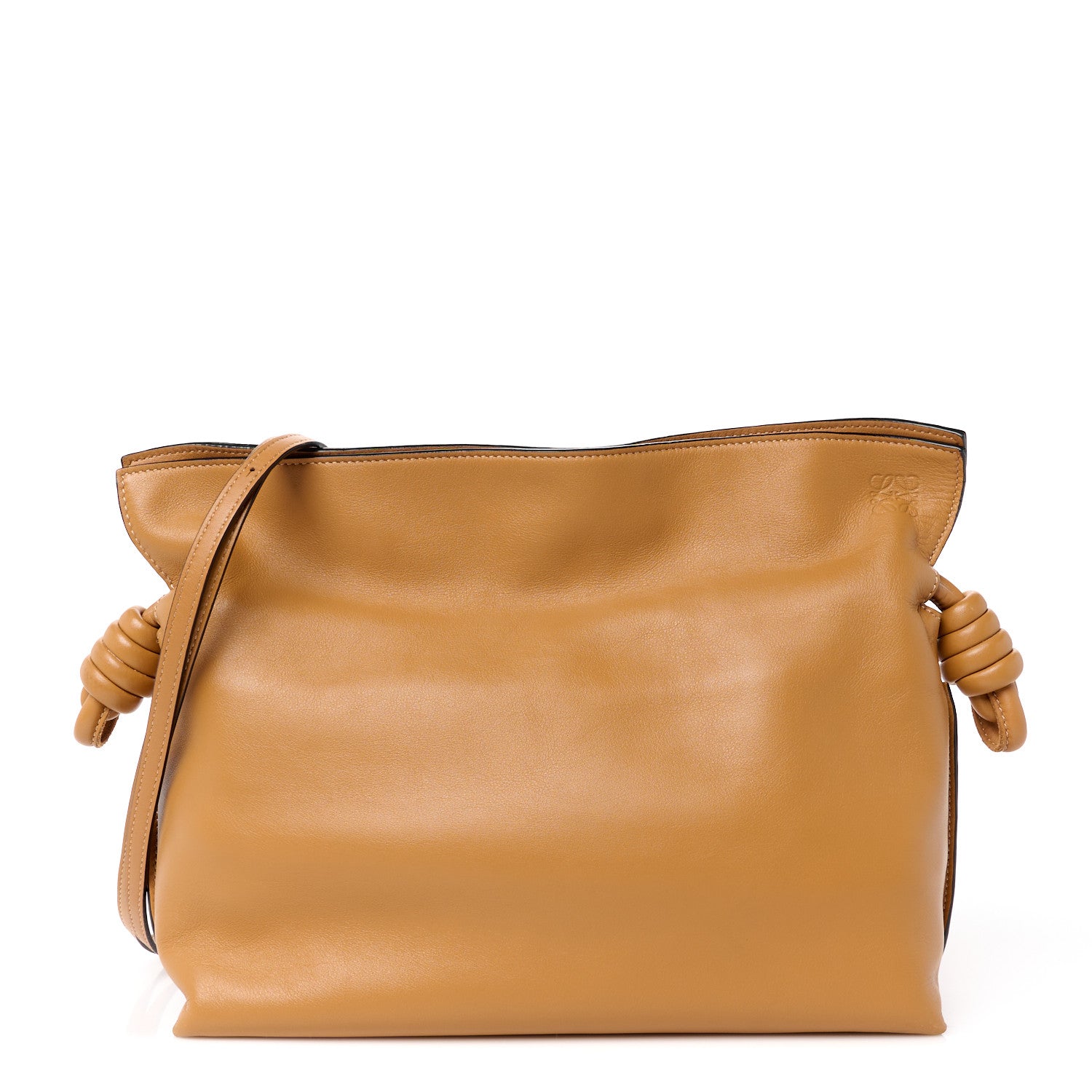 Loewe Nappa Medium Flamenco Knot Bag Tan 1 of 10