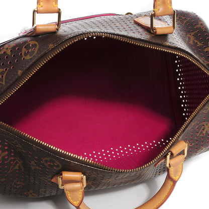 Louis Vuitton Monogram Perforated Speedy 30 Fuchsia 5 of 7