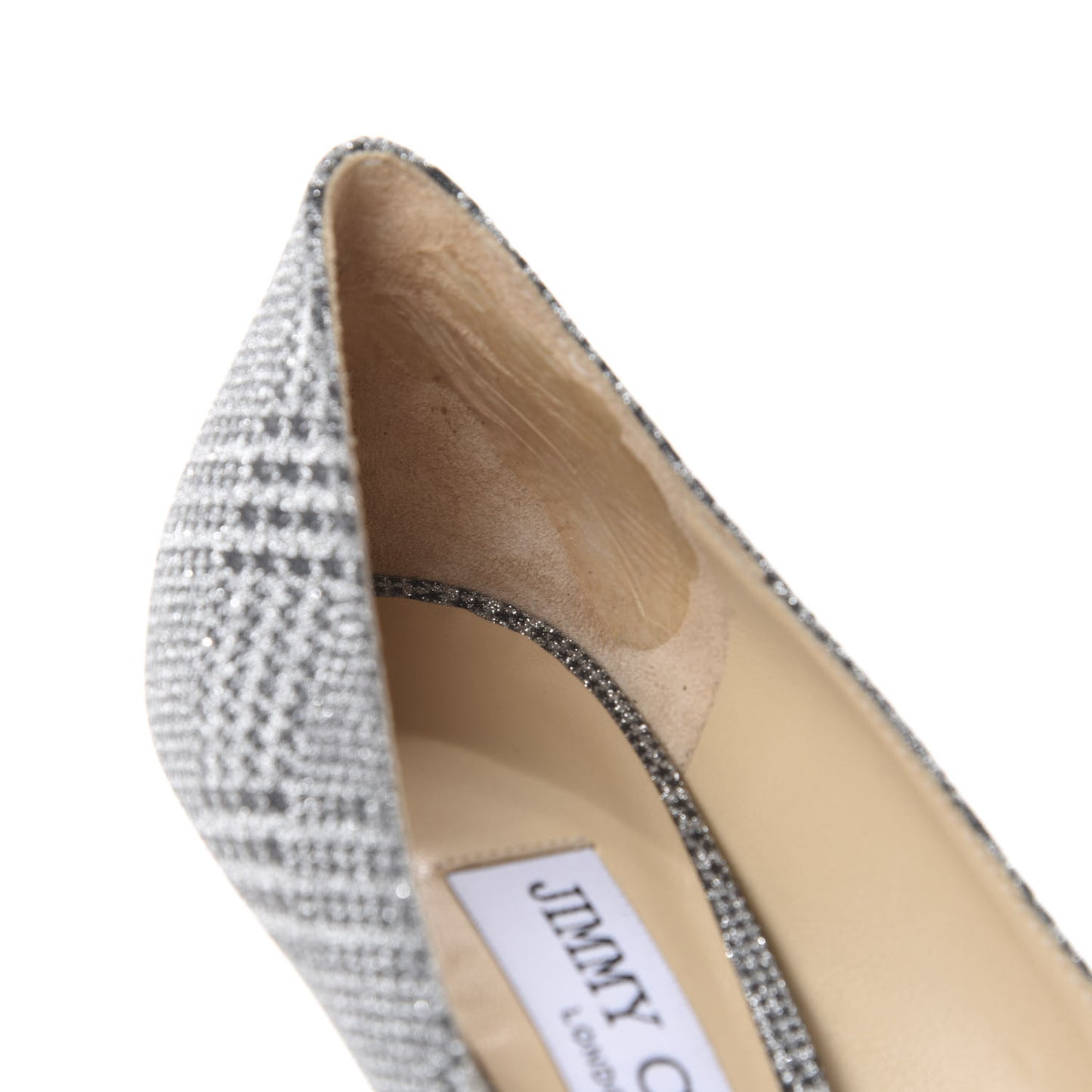 Metallic Fabric Plaid Love Prince Of Stars 85 Pump 39 Silver