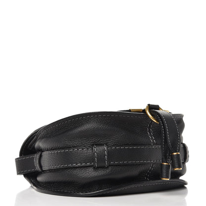 Chloe Calfskin Mini Marcie Round Crossbody Bag Black 4 of 7
