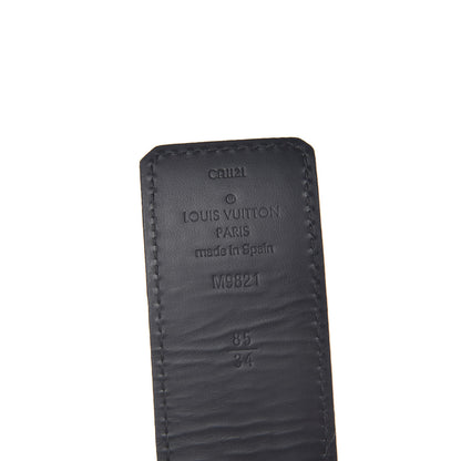 Louis Vuitton Calfskin Monogram 40mm LV Initiales Reversible Belt 85 34 Black 4 of 10