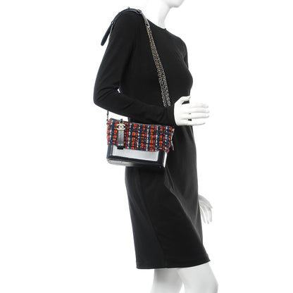Chanel Tweed Calfskin Small Gabrielle Hobo Navy 3 of 9