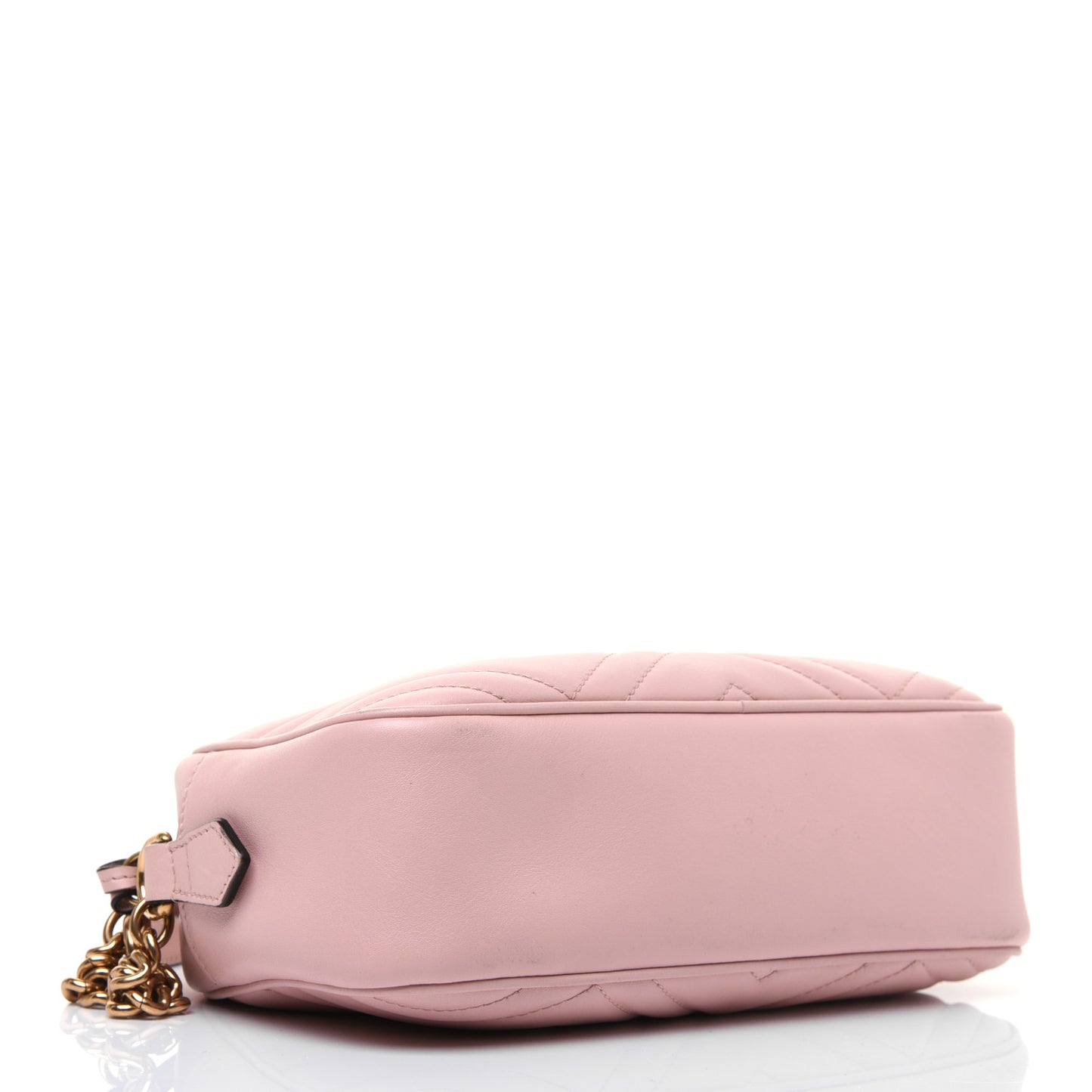 Calfskin Matelasse Small GG Marmont Chain Shoulder Bag Perfect Pink