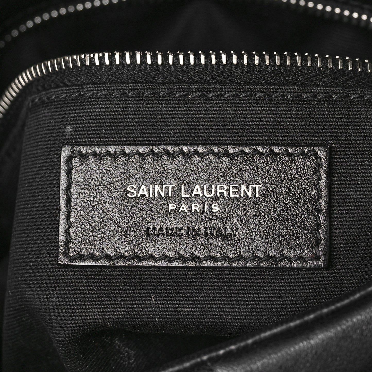 Lambskin Quilted Toy Loulou Puffer Monogram Chain Satchel Black