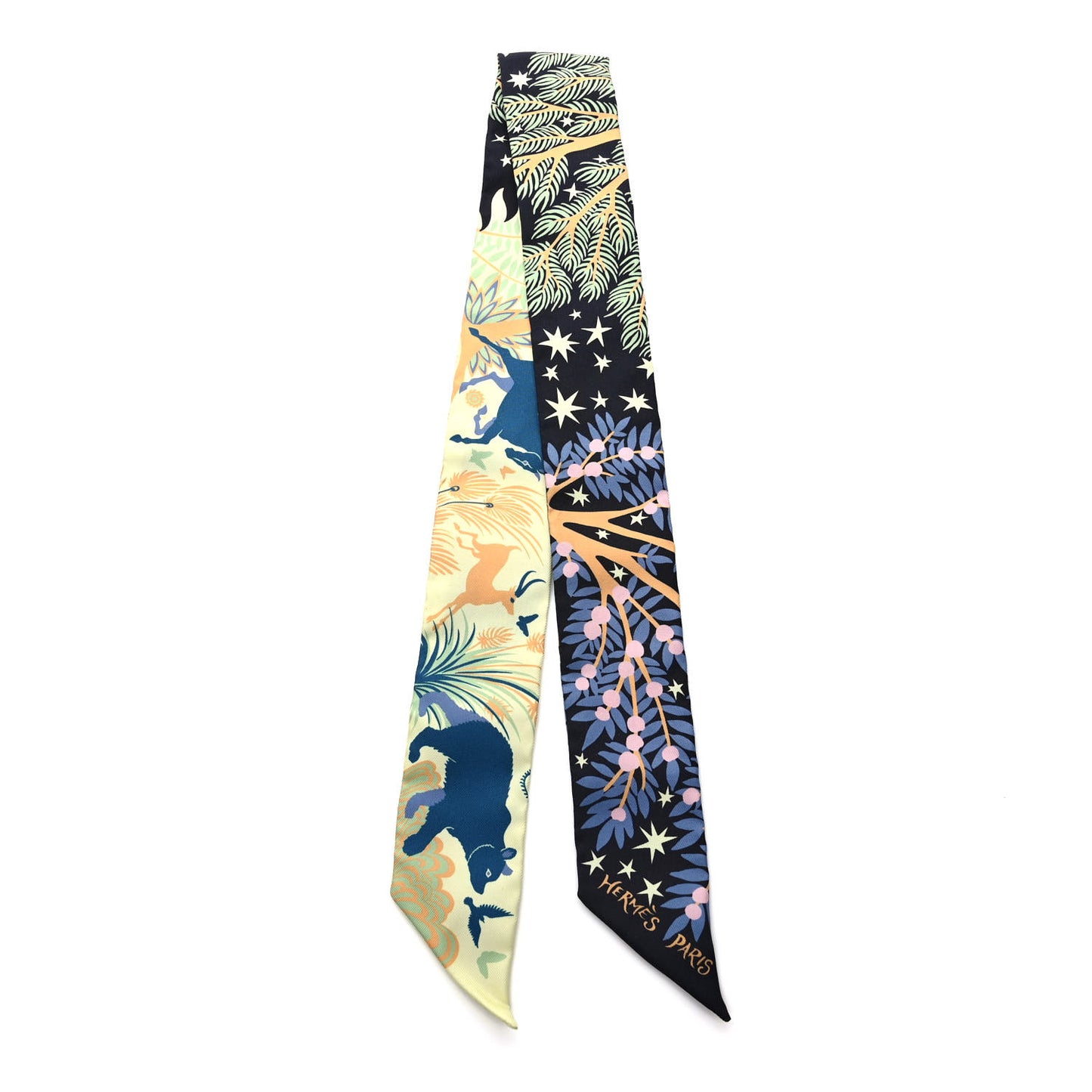 Silk Sous Le Charme D Orphee Twilly Bleu Black Jaune Soufre
