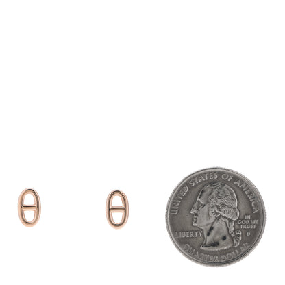 Hermes 18K Rose Gold TPM Farandole Stud Earrings 2 of 6