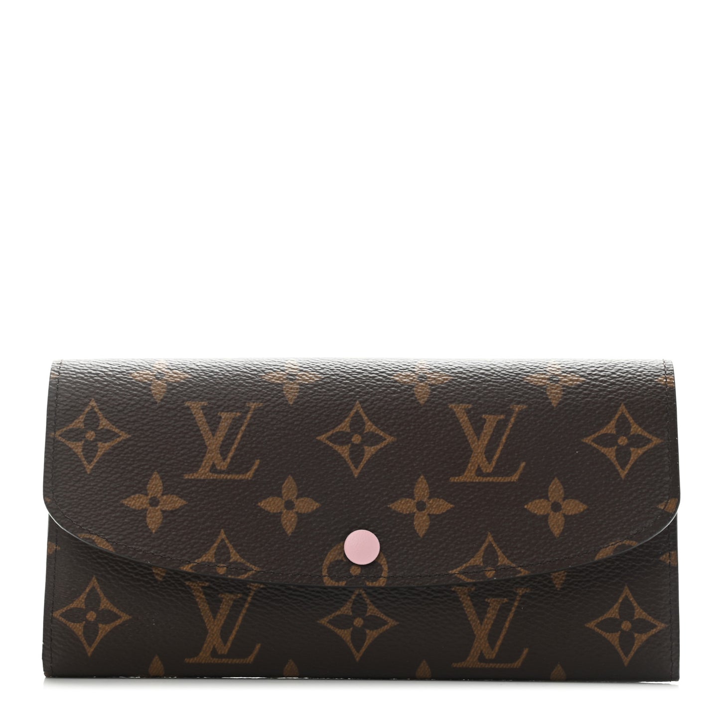Monogram Emilie Wallet Rose Ballerine