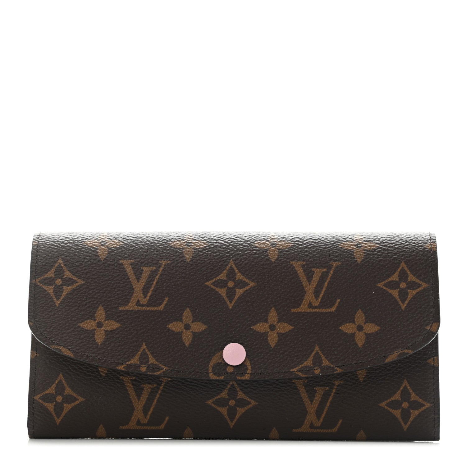 Louis Vuitton Monogram Emilie Wallet Rose Ballerine 1 of 7