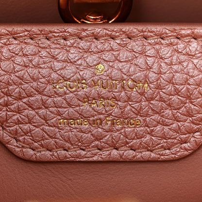 Louis Vuitton Metallic Taurillon Capucines BB Pearly Pink 6 of 9