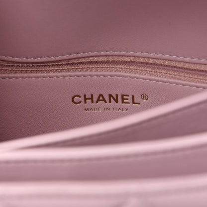Chanel Lambskin Quilted Small Trendy CC Flap Dual Handle Bag Light Pink 8 of 10