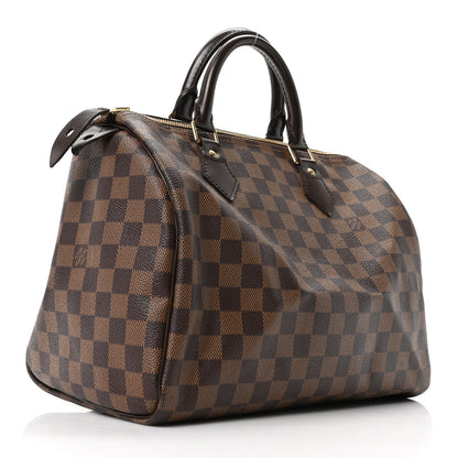 Louis Vuitton Damier Ebene Speedy 30 3 of 9