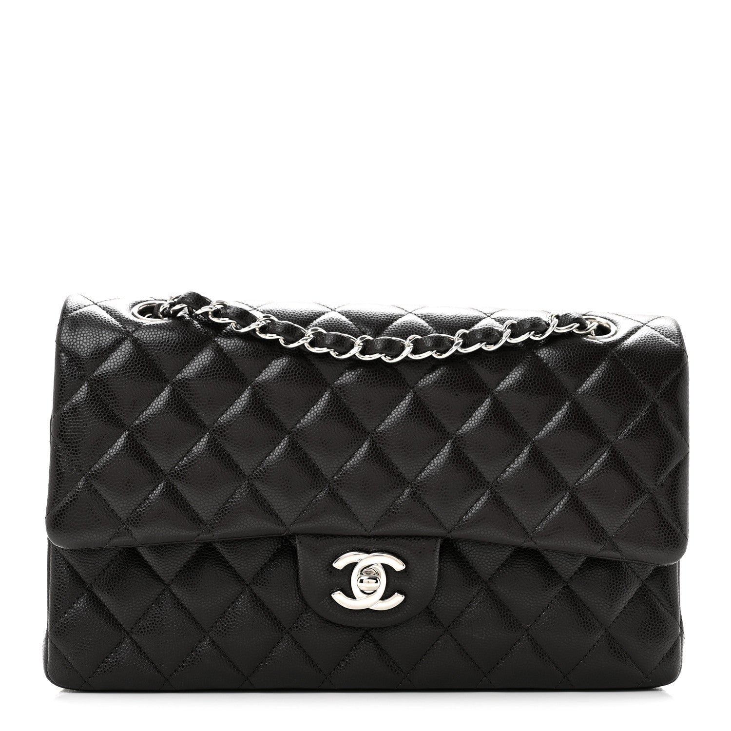 Chanel Caviar Quilted Medium Double Flap Brown 1 of 11