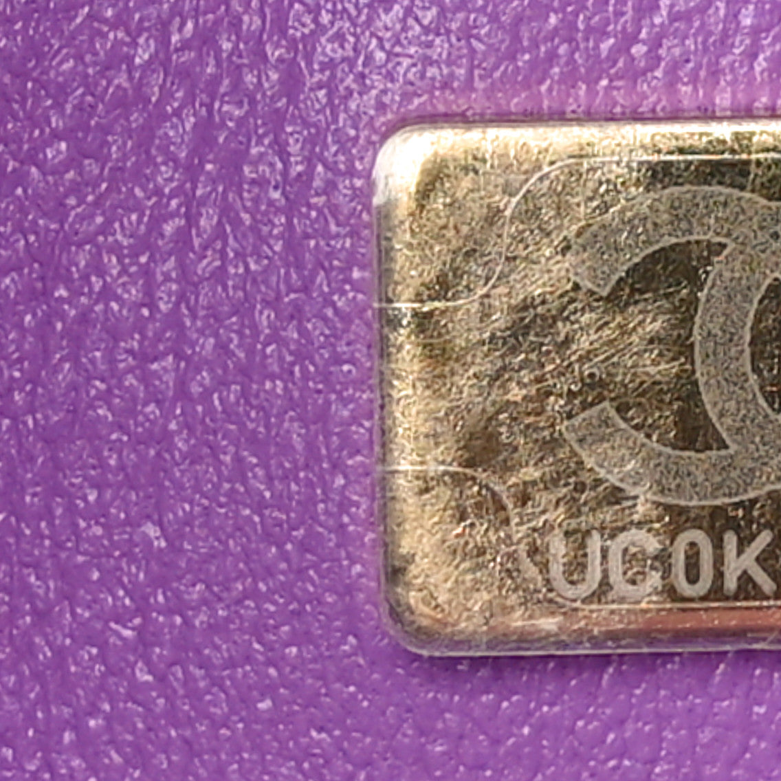 Chanel Caviar Quilted Small Double Flap Purple 7 of 10