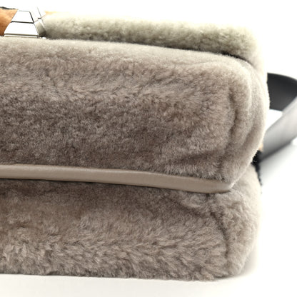 Fendi Shearling Calfskin Macro FF 1974 Diagonal Mania Kan I Shoulder Bag Multicolor 10 of 10
