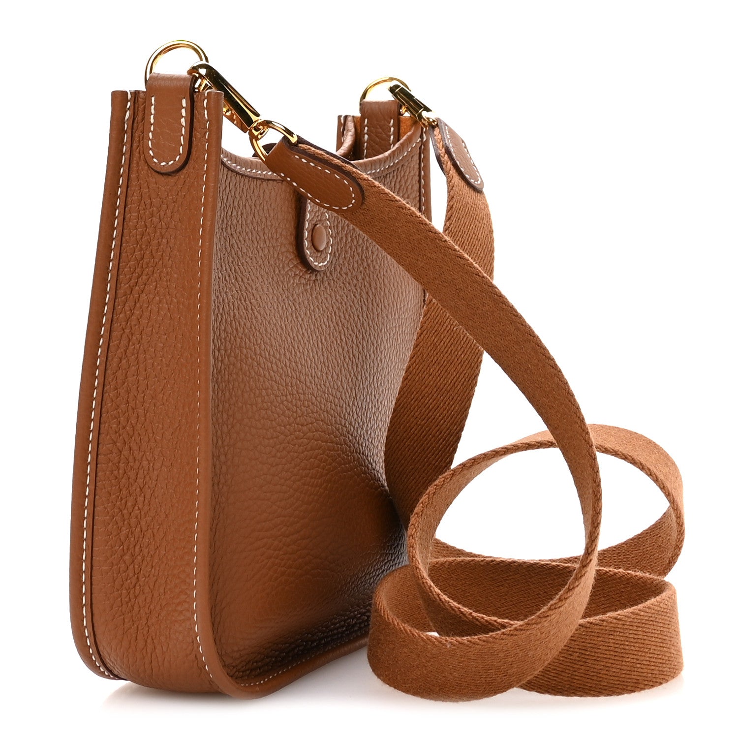 Hermes Taurillon Clemence Evelyne TPM Gold 3 of 11
