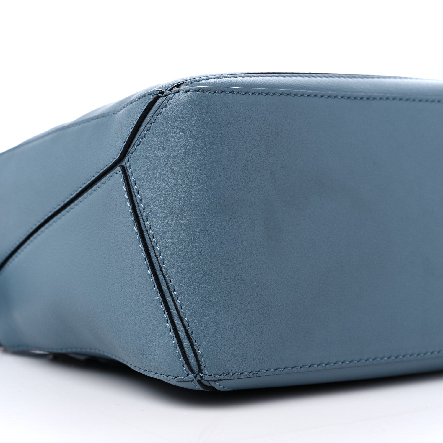 Loewe Calfskin Small Puzzle Bag Stone Blue 8 of 12
