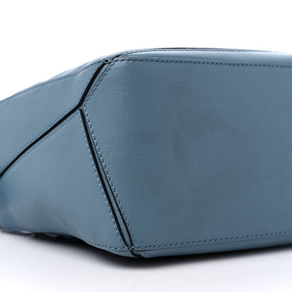 Loewe Calfskin Small Puzzle Bag Stone Blue 8 of 12
