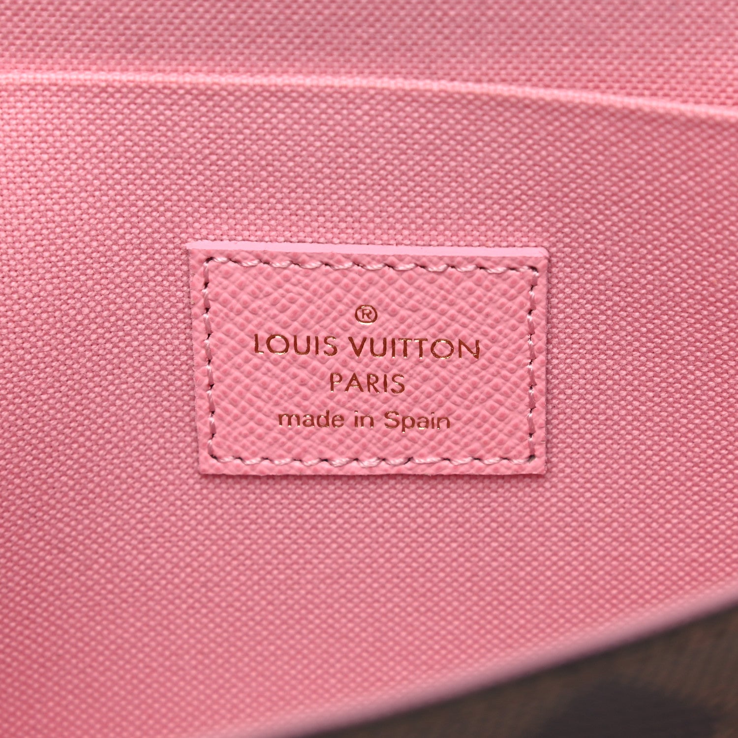Louis Vuitton Damier Ebene Studded Pochette Felicie Chain Wallet 6 of 9
