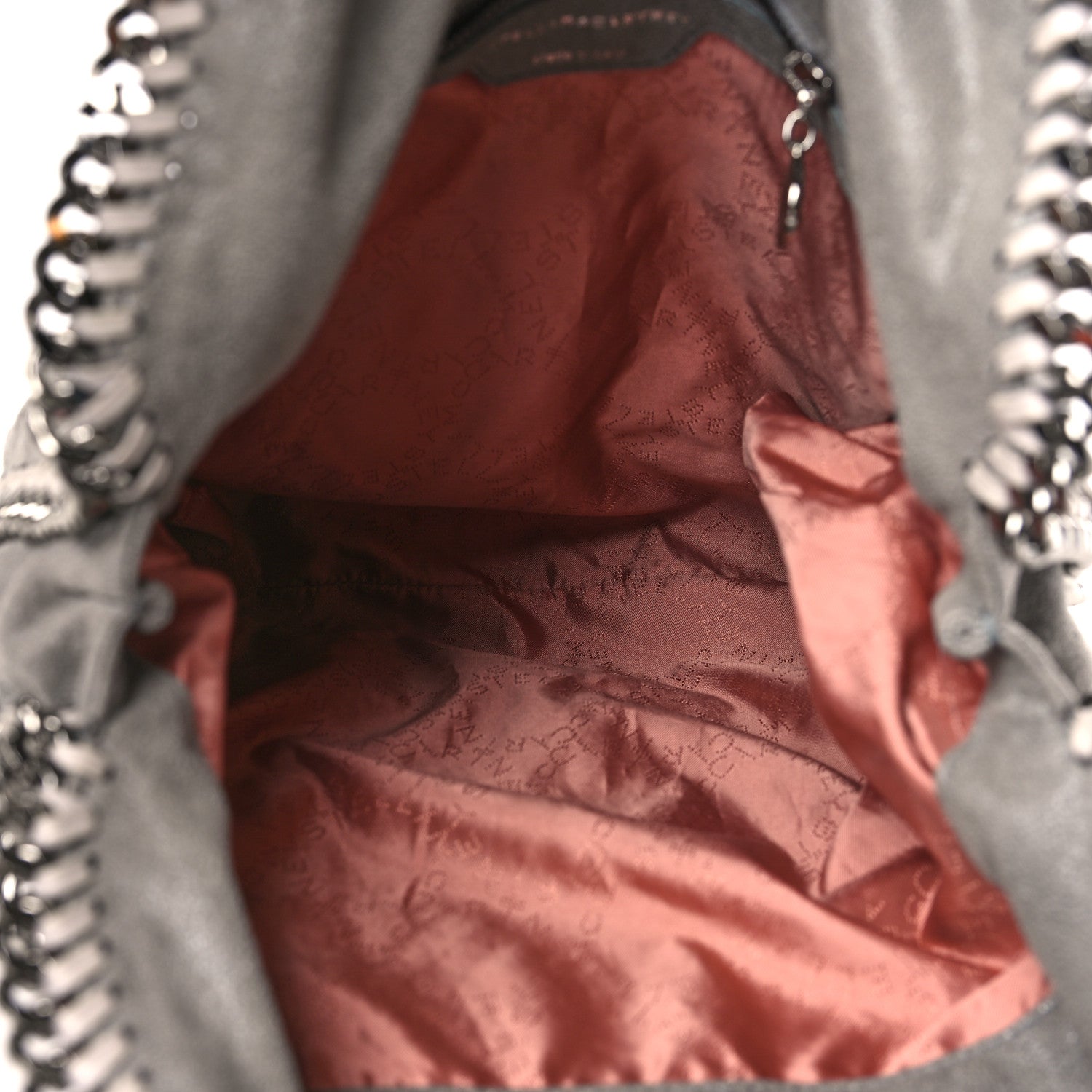 Stella McCartney Shaggy Deer Falabella Fold Over Tote Grey 5 of 9