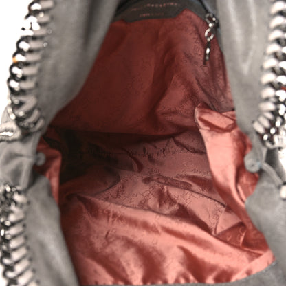 Stella McCartney Shaggy Deer Falabella Fold Over Tote Grey 5 of 9