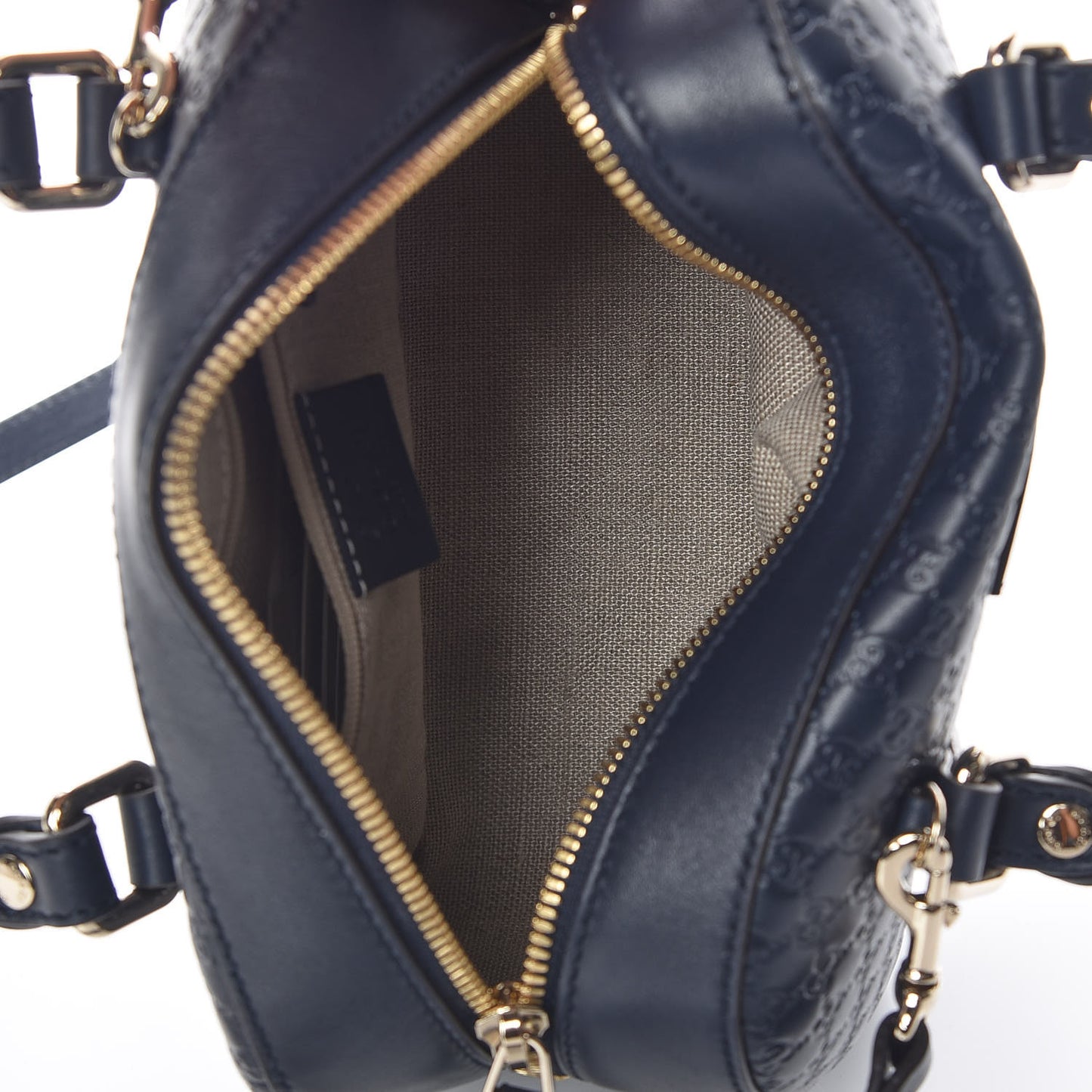 Soft Microguccissima Small Crossbody Bag Blue