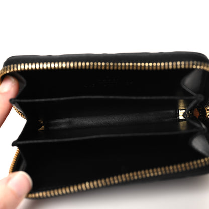 Gucci Guccissima Zip Around Card Case Black 5 of 9