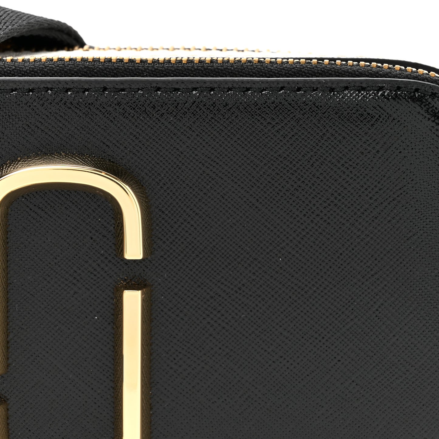Saffiano Small Snapshot Camera New Black Mulitcolor