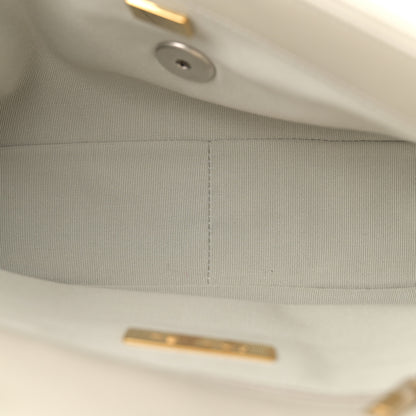 Chanel Lambskin Quilted Medium Chanel 19 Flap Grey 5 of 12